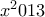 x^2013