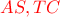 {\color {red} AS, TC }