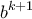 \displaystyle{b^{k+1}}