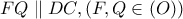 FQ\parallel DC,\left( F,Q\in \left( O \right) \right)