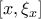 [x,\xi_x]