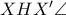 XHX' \angle