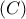 \displaystyle{ 
\left( C \right) 
}