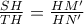 \frac{SH}{TH}=\frac{HM'}{HN'}