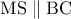 \rm MS\parallel BC