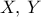 X,\,Y
