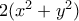 2(x^2 + y^2)