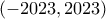 (-2023,2023)