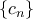 \left \{ c_{n} \right \}