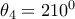 \theta _4=210^0
