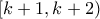 [k+1,k+2)