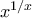  x^{1/x} 