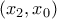 \left( x_{2},x_{0}\right)