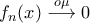 f_{n}(x)\stackrel{o\mu}{\longrightarrow}0