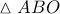 \vartriangle ABO