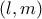 (l,m)