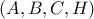 (A,B,C,H)