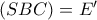 (SBC)=E'