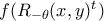 f(R_{-\theta}(x,y)^t)