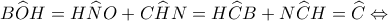 \displaystyle B\widehat OH = H\widehat NO + C\widehat HN = H\widehat CB + N\widehat CH = \widehat C \Leftrightarrow 