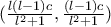 (\frac{l(l-1)c}{l^2+1},\frac{(l-1)c}{l^2+1}) (\frac{l(l-1)c}{l^2+1},\frac{(l-1)c}{l^2+1})