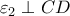 \varepsilon _2\perp CD
