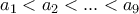a_1<a_2<...<a_9