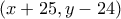 (x+25,y-24)