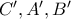 C',A',B'