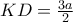 KD=\frac{3a}{2}