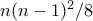 n(n-1)^2/8