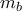 m_b 