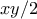 xy/2