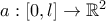 a:[0,l]\rightarrow \mathbb{R}^{2}