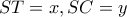 ST=x, SC=y