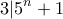 \displaystyle{3|5^n +1}