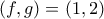 (f,g)=(1, 2)