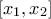 [x_{1},x_{2}]