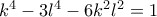 k^4-3l^4-6k^2l^2=1