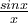 \frac{sinx}{x}