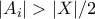 |A_i| > |X|/2