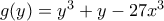 g(y)=y^3+y-27x^3