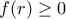 \displaystyle{f(r)\geq0}