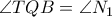\angle TQB= \angle N_{1} \angle TQB= \angle N_{1}