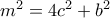  m^2=4c^2+b^2 