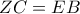ZC = EB