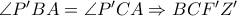 \angle {P}'BA=\angle {P}'CA\Rightarrow BC{F}'{Z}'