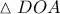 \vartriangle DOA
