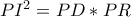 PI^2=PD*PR