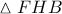 \vartriangle FHB